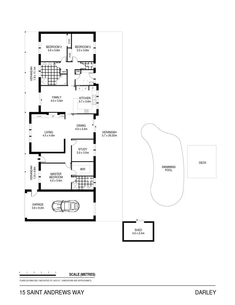 Floorplan of Homely house listing, 15 St Andrews Way, Darley VIC 3340