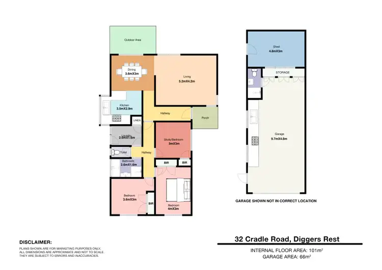 Floorplan of Homely house listing, 32 Cradle Road, Diggers Rest VIC 3427