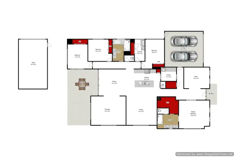 Floorplan of Homely house listing, 15 Wy Yung Heights, Wy Yung VIC 3875