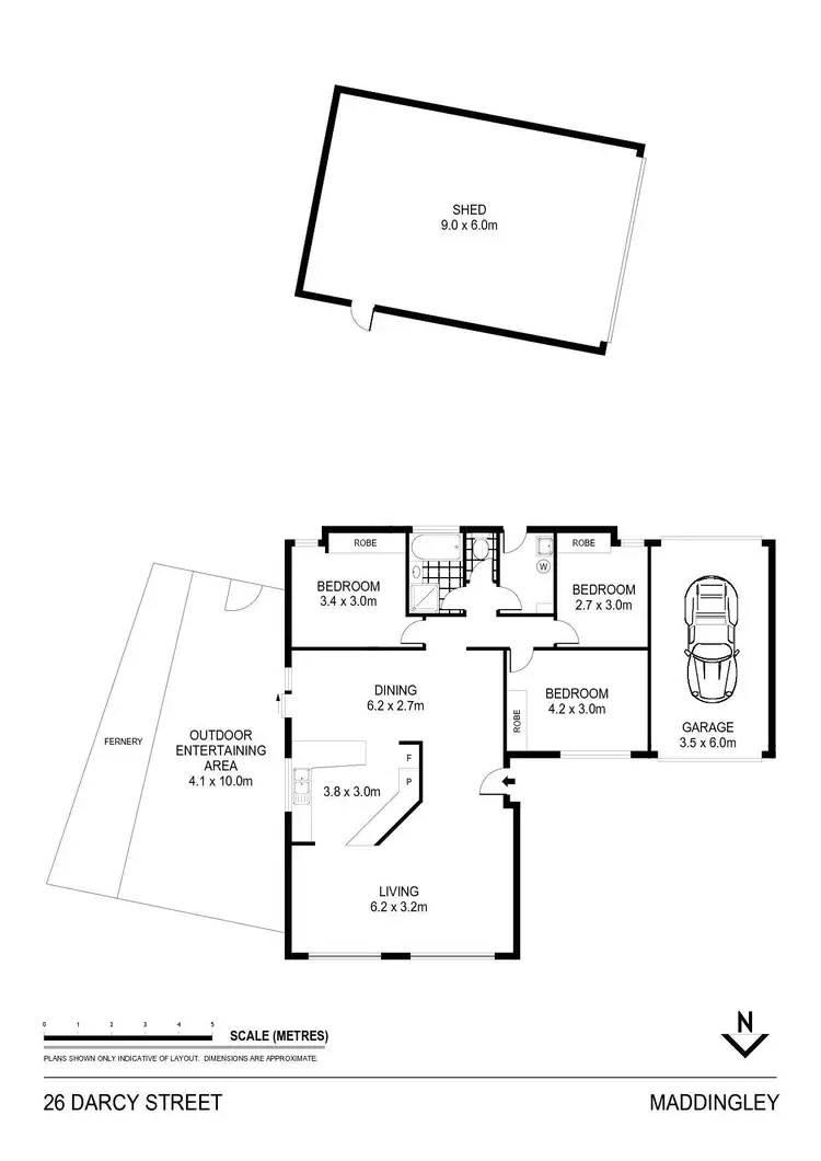 Floorplan of Homely house listing, 26 Darcy Street, Maddingley VIC 3340