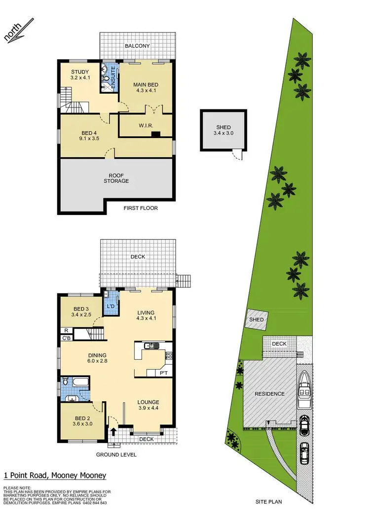 Floorplan of Homely house listing, 1 Point Road, Mooney Mooney NSW 2083