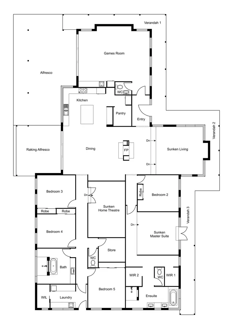 Floorplan of Homely house listing, 210 Garvey Road, Dardanup West WA 6236