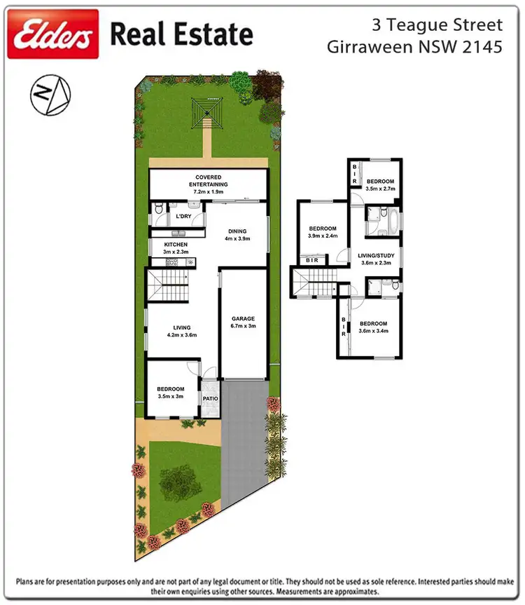Floorplan of Homely house listing, 3 Teague Street, Girraween NSW 2145