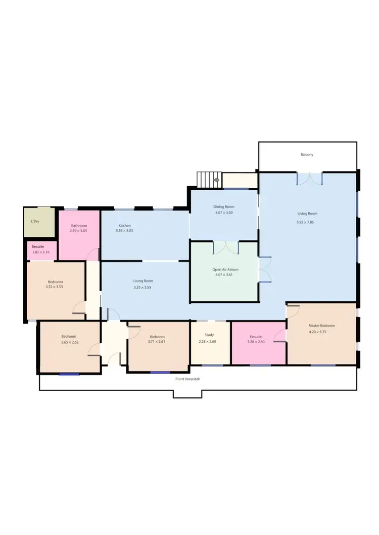 Floorplan of Homely house listing, 515 Grant Street, Golden Point VIC 3350