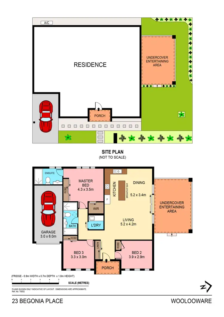 Floorplan of Homely villa listing, 23 Begonia Place, Woolooware NSW 2230