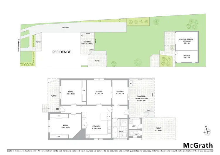 Floorplan of Homely house listing, 4 Parkside Drive, Sandringham NSW 2219