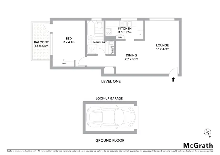 Floorplan of Homely apartment listing, 3/28 Crawford Road, Brighton-le-sands NSW 2216