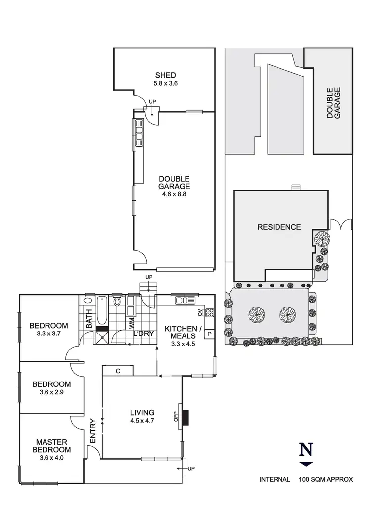 Floorplan of Homely house listing, 3 Lovely Street, Fawkner VIC 3060