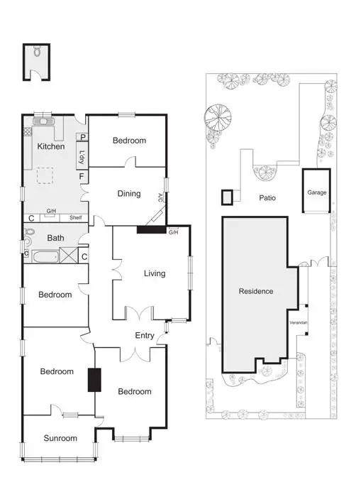 Floorplan of Homely house listing, 53 Dickens Street, Elwood VIC 3184