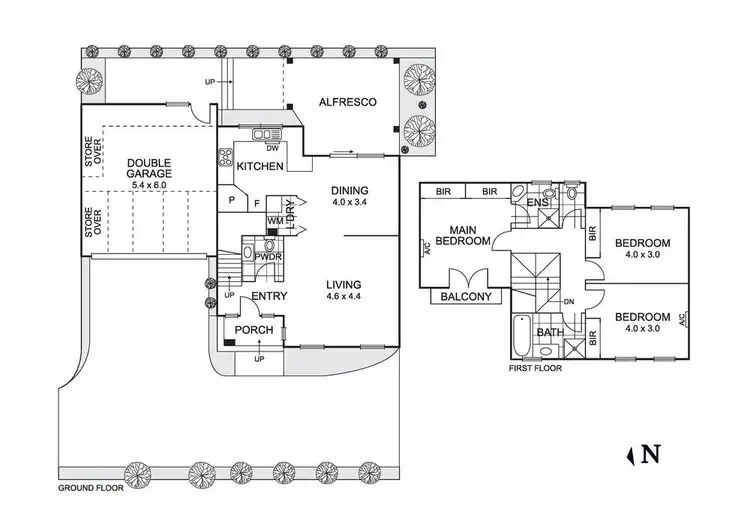Floorplan of Homely townhouse listing, 2/21 Luck Street, Eltham VIC 3095