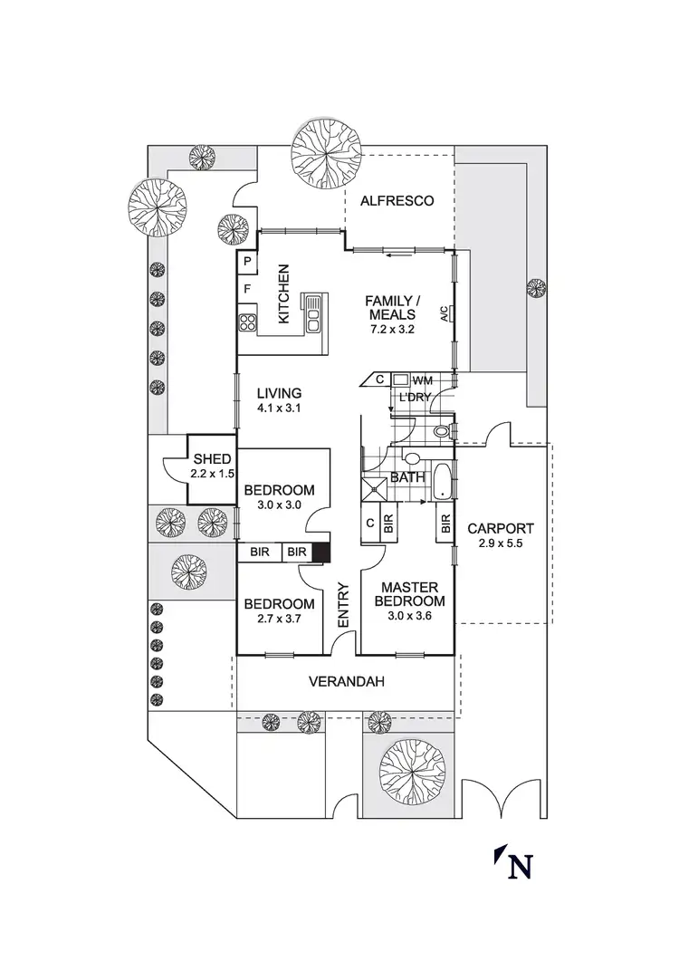 Floorplan of Homely house listing, 30 Creekview Way, Wyndham Vale VIC 3024