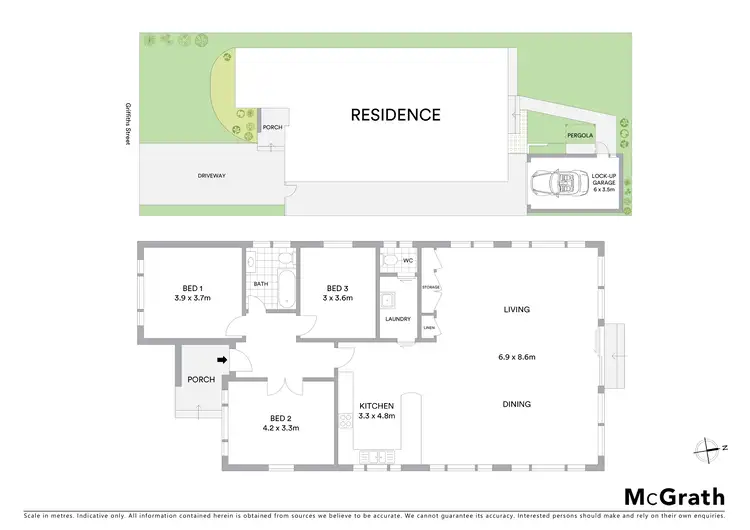 Floorplan of Homely house listing, 36 Griffiths Street, Sans Souci NSW 2219
