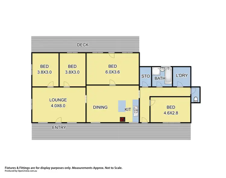 Floorplan of Homely house listing, 1 Old Killingworth Road, Yea VIC 3717
