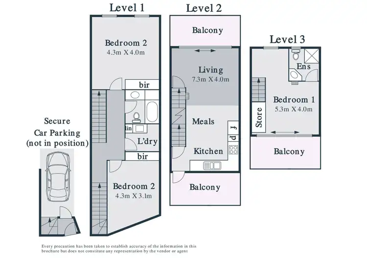 Floorplan of Homely apartment listing, 3/2 Swift Street, Preston VIC 3072
