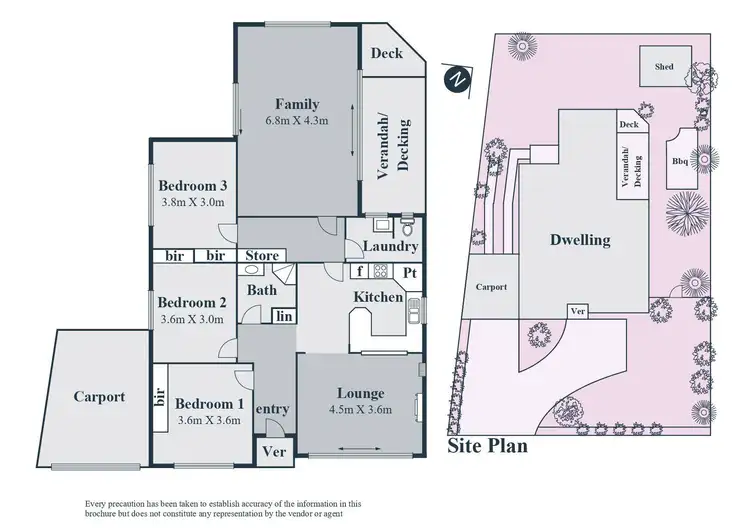 Floorplan of Homely house listing, 40 Gellibrand Crescent, Reservoir VIC 3073