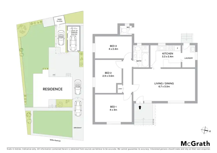 Floorplan of Homely house listing, 10 Wills Avenue, Chifley NSW 2036