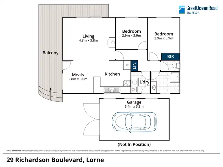 Floorplan of Homely house listing, 2/29 Richardson Boulevard, Lorne VIC 3232