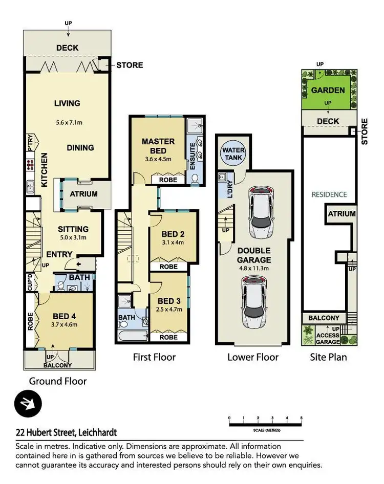 Floorplan of Homely house listing, 22 Hubert Street, Leichhardt NSW 2040