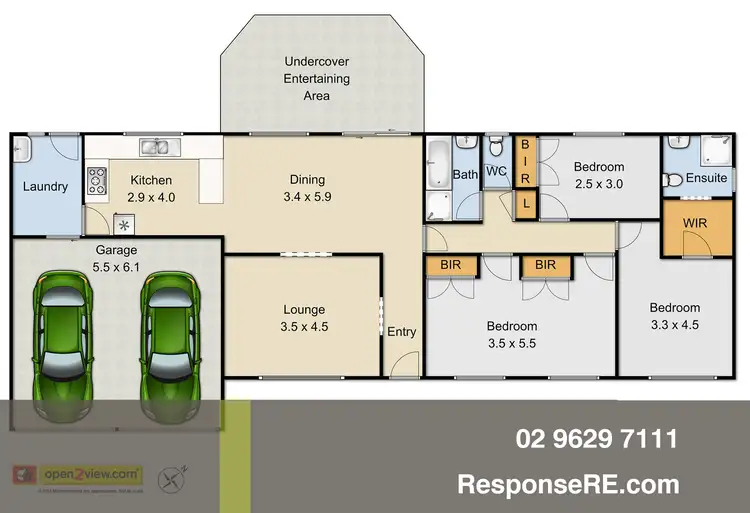 Floorplan of Homely house listing, 2 Kentia Court, Stanhope Gardens NSW 2768