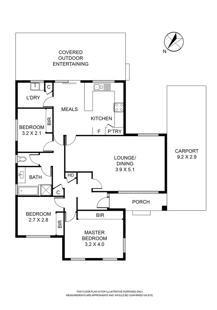 Floorplan of Homely house listing, 5 Helene Court, Boronia VIC 3155