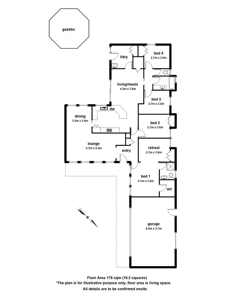 Floorplan of Homely house listing, 4 Wright Avenue, Upwey VIC 3158
