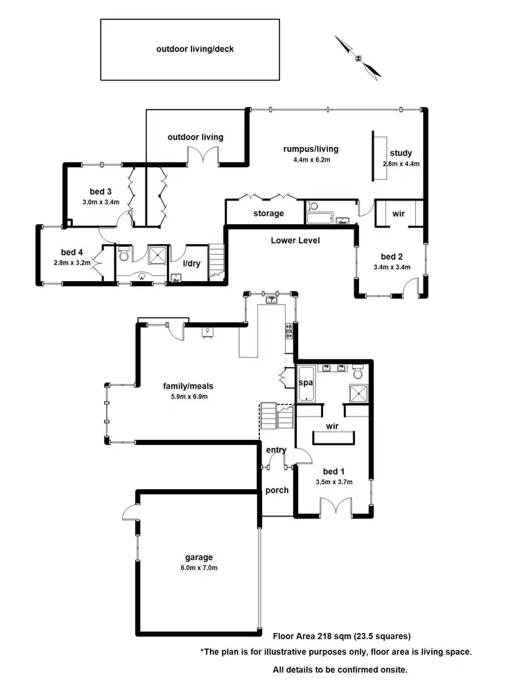 Floorplan of Homely house listing, 9 St James Avenue, Kallista VIC 3791