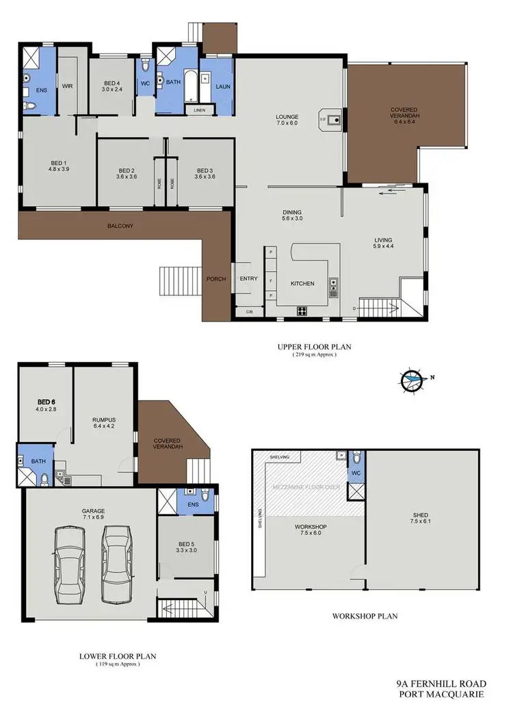 Floorplan of Homely house listing, 9a Fernhill Road, Port Macquarie NSW 2444