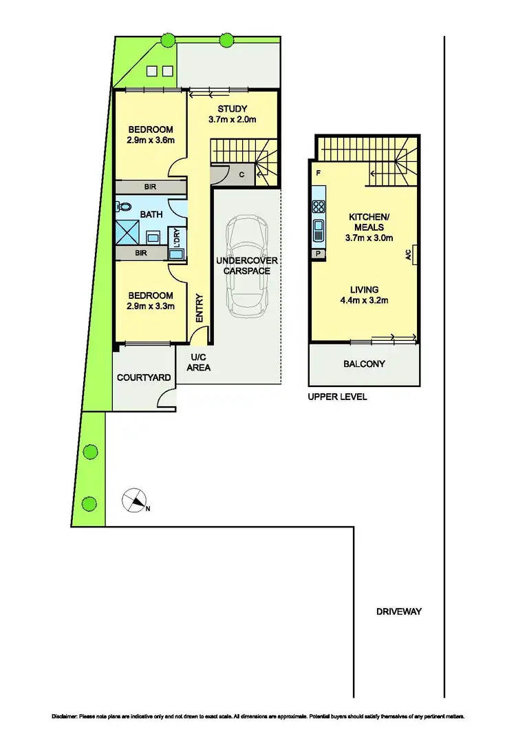 Floorplan of Homely townhouse listing, 2/3 Arcadia Avenue, Reservoir VIC 3073