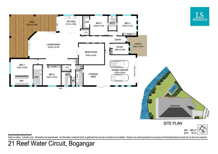Floorplan of Homely house listing, 21 Reef Water Circuit, Bogangar NSW 2488