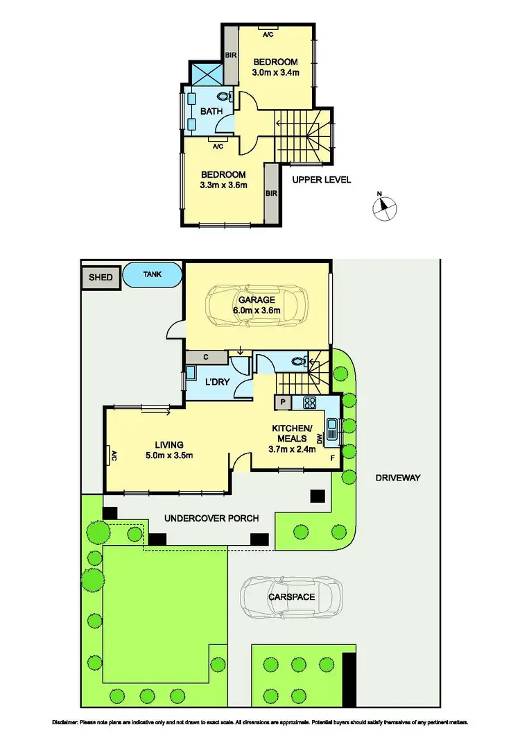 Floorplan of Homely townhouse listing, 1/10 Corvey Road, Reservoir VIC 3073