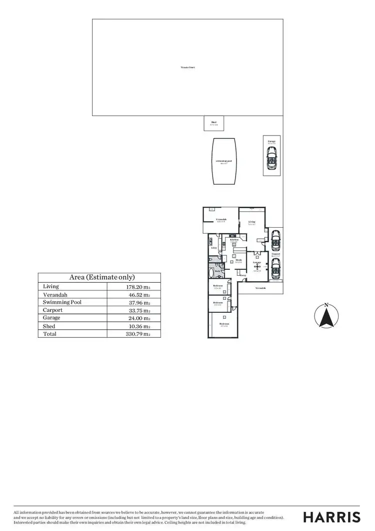 Floorplan of Homely house listing, 62 Winston Avenue, Clarence Gardens SA 5039