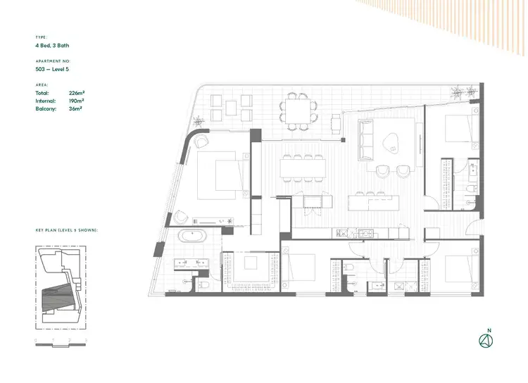 Floorplan of Homely apartment listing, 503/38 Glyde Street, Mosman Park WA 6012