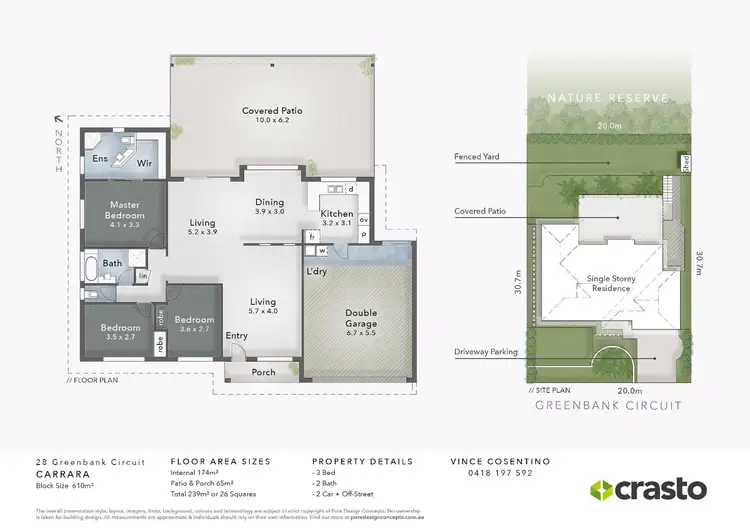 Floorplan of Homely house listing, 28 Greenbank Circuit, Carrara QLD 4211