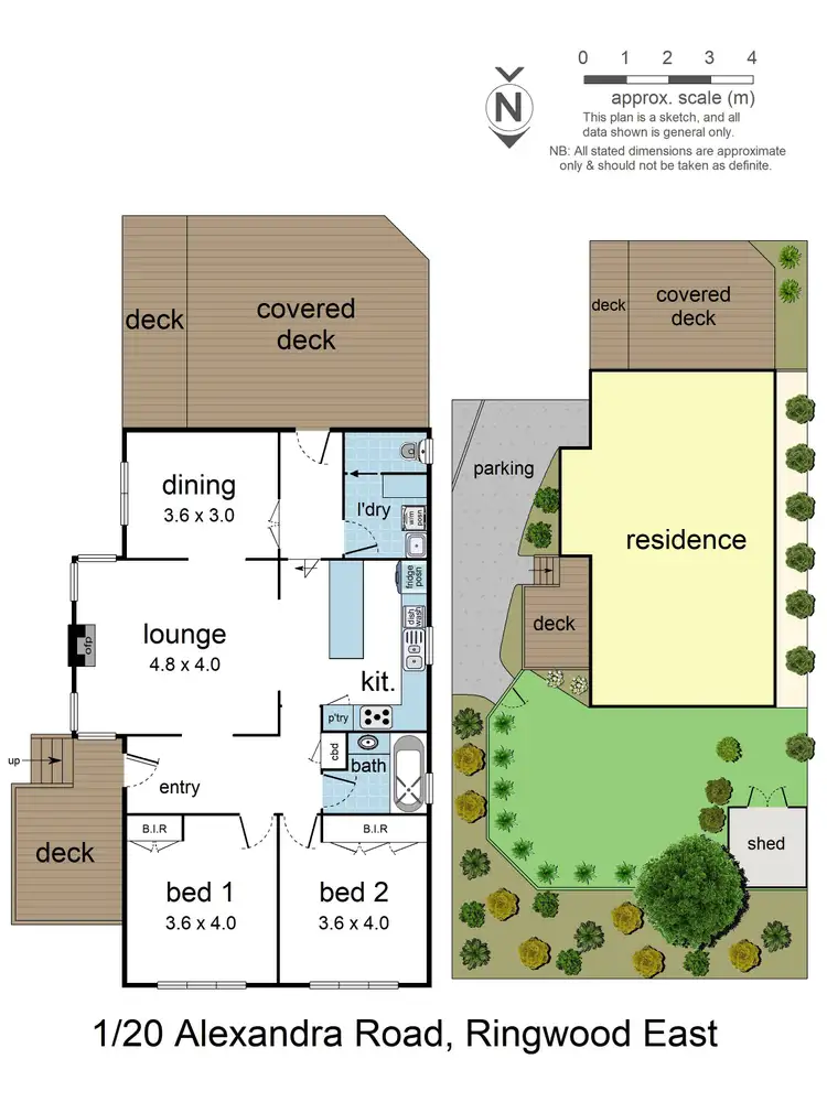 Floorplan of Homely unit listing, 1/20 Alexandra Road, Ringwood East VIC 3135