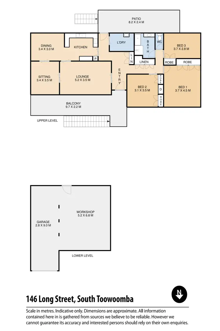 Floorplan of Homely house listing, 146 Long Street, South Toowoomba QLD 4350
