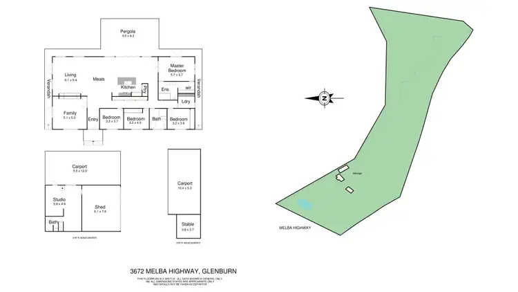 Floorplan of Homely house listing, 3672 Melba Highway, Glenburn VIC 3717