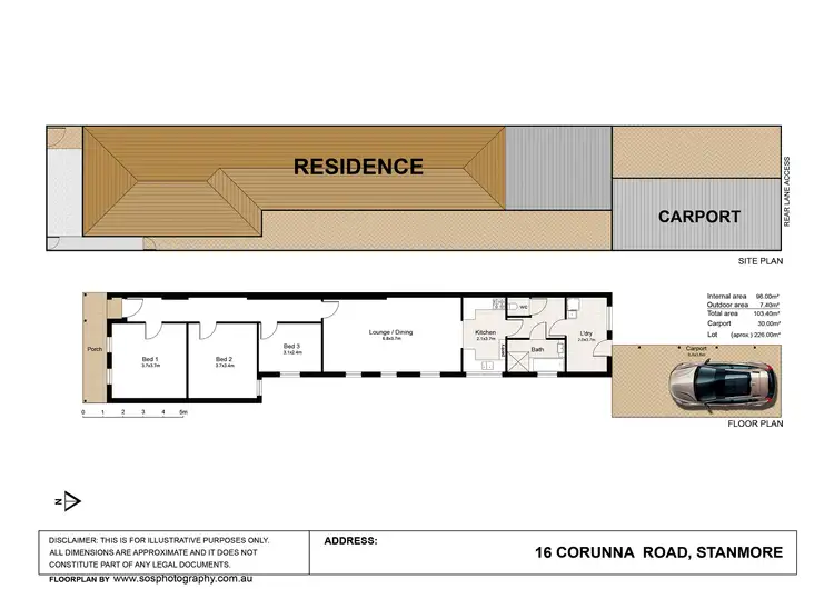 Floorplan of Homely house listing, 16 Corunna Road, Stanmore NSW 2048