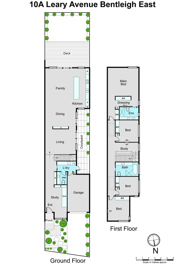 Floorplan of Homely townhouse listing, 10a Leary Avenue, Bentleigh East VIC 3165