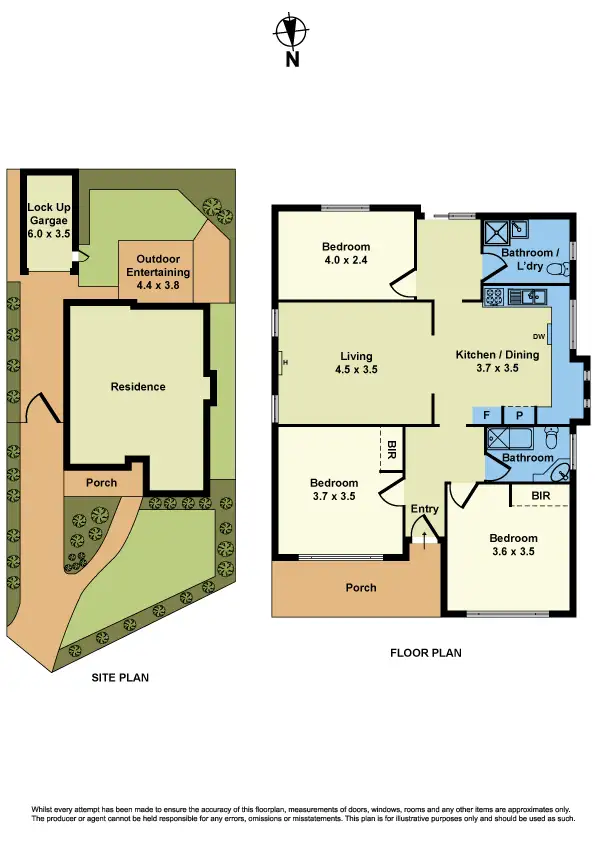 Floorplan of Homely house listing, 37 Kidman Street, Yarraville VIC 3013