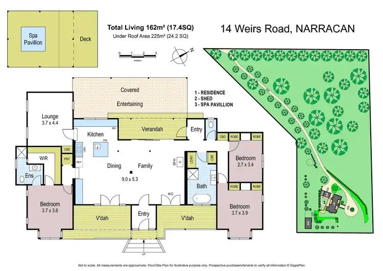 Floorplan of Homely rural property listing, 14 Weirs Road, Narracan VIC 3824