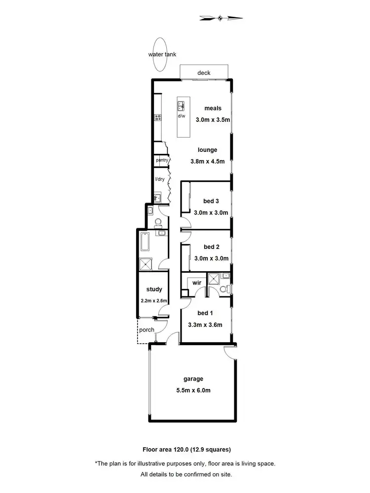 Floorplan of Homely house listing, 23B St Leonards Road, Healesville VIC 3777