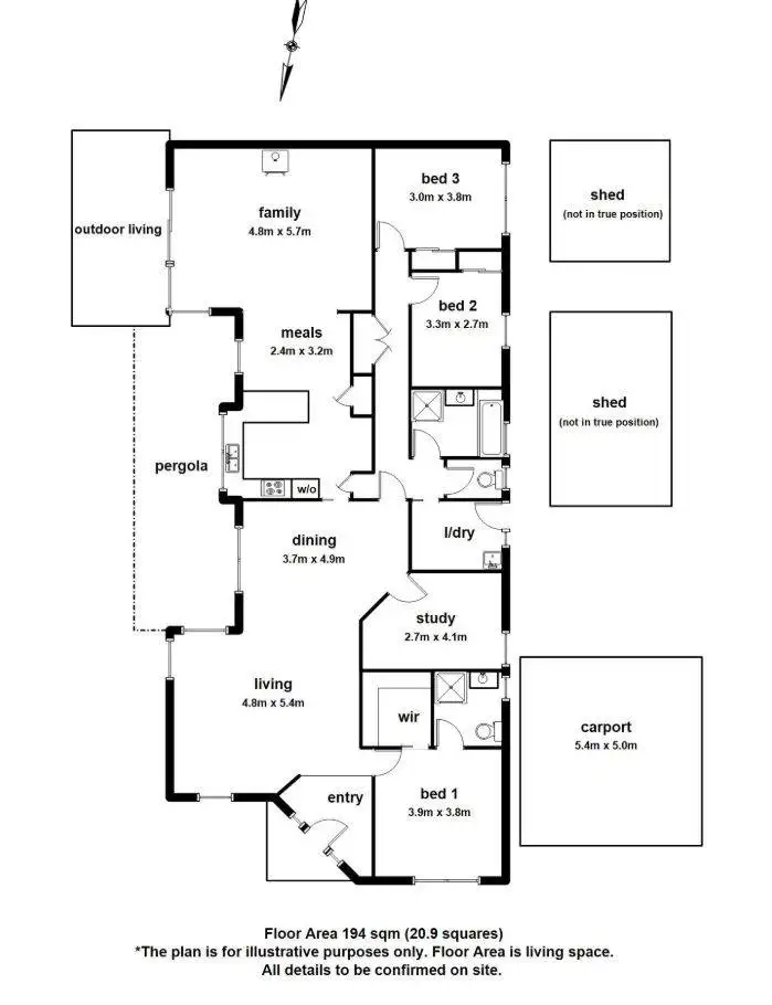 Floorplan of Homely house listing, 6 Ayres Road, Healesville VIC 3777