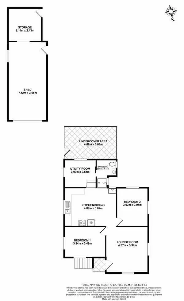 Floorplan of Homely house listing, 76 Selina Street, Wynnum QLD 4178