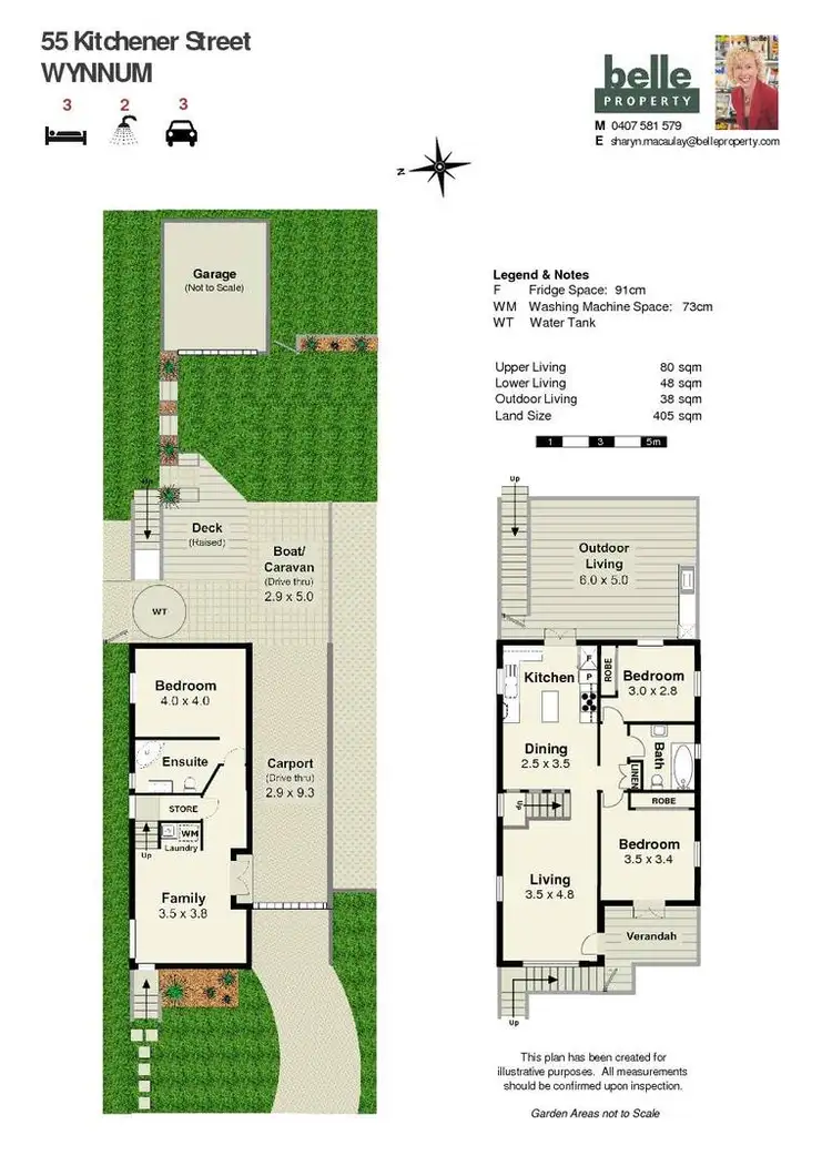 Floorplan of Homely house listing, 55 Kitchener Street, Wynnum QLD 4178