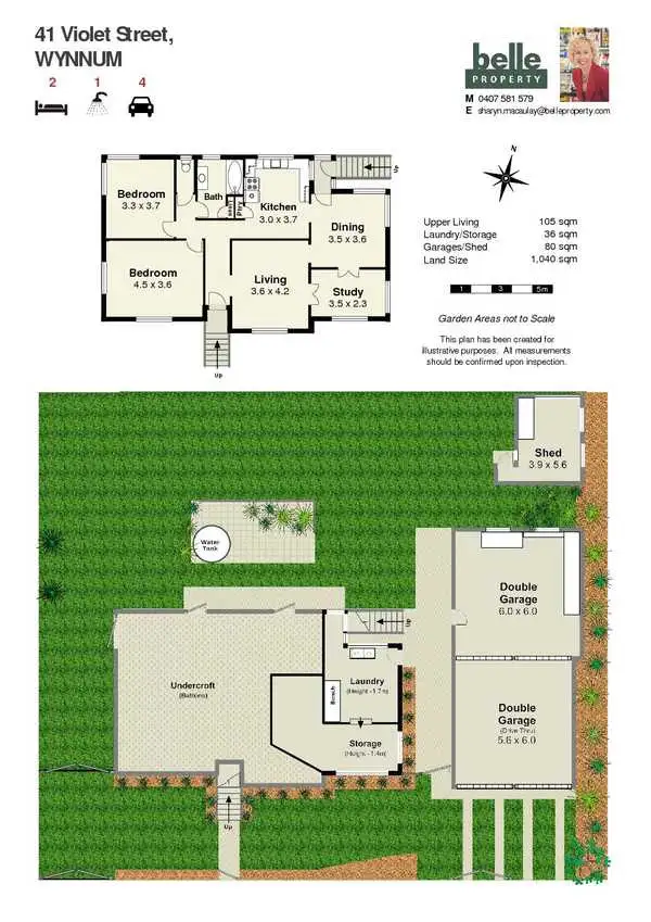 Floorplan of Homely house listing, 41 Violet Street, Wynnum QLD 4178