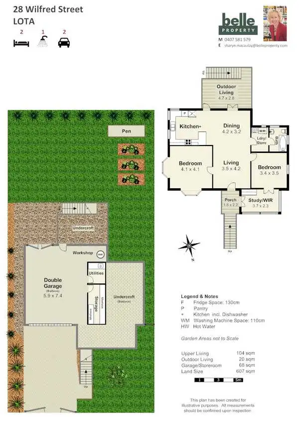Floorplan of Homely house listing, 28 Wilfred Street, Lota QLD 4179