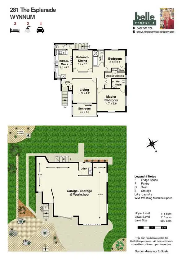 Floorplan of Homely house listing, 281 The Esplanade, Wynnum QLD 4178