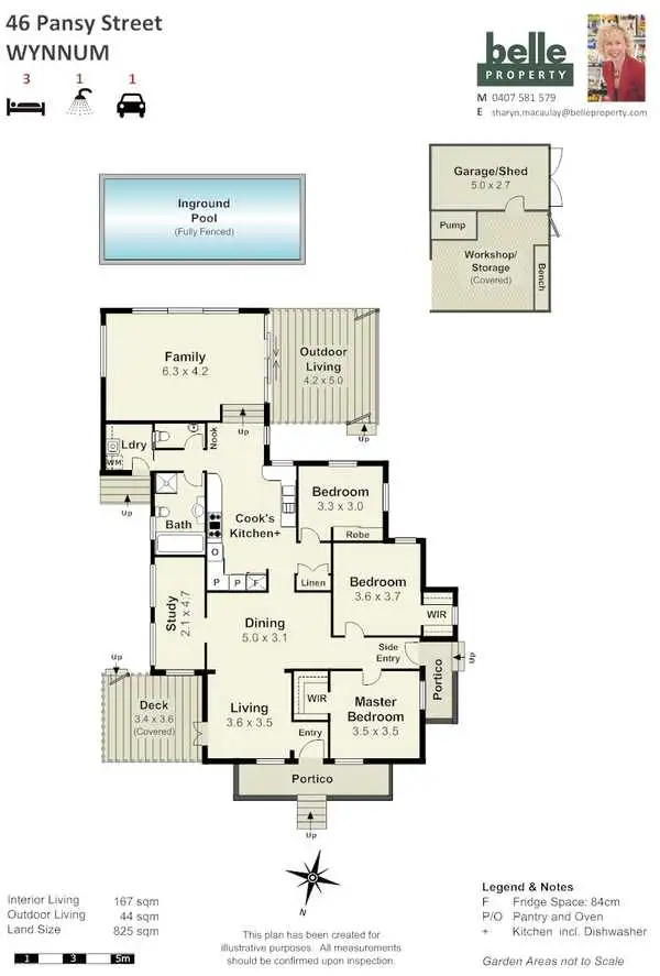 Floorplan of Homely house listing, 46 Pansy Street, Wynnum QLD 4178