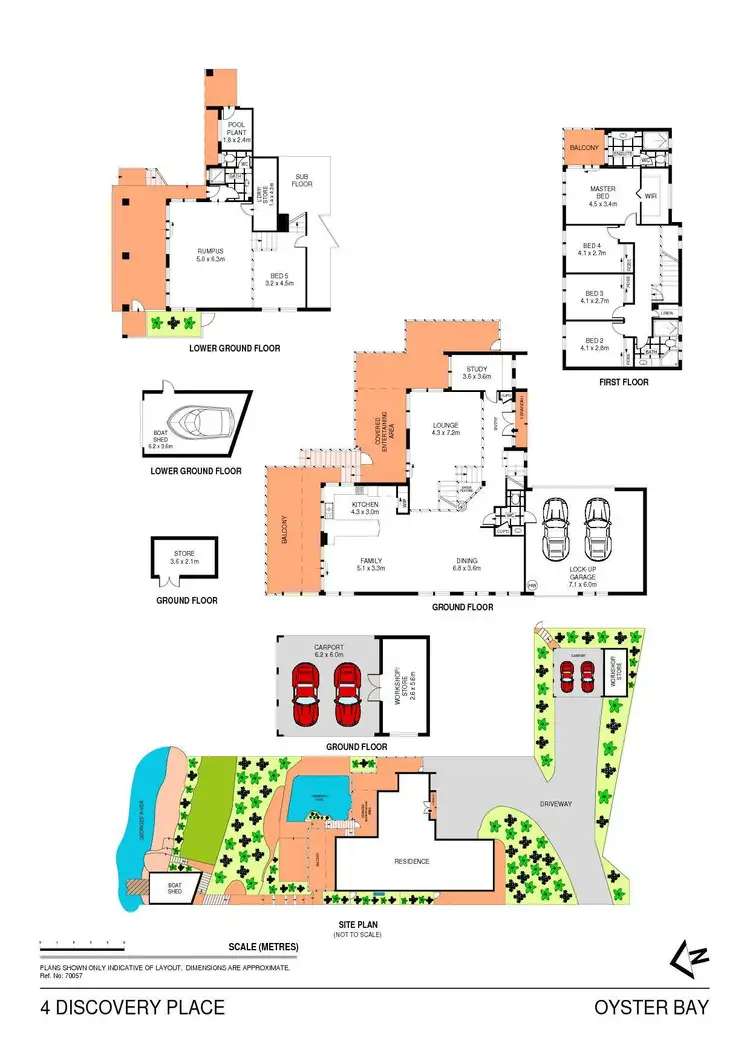 Floorplan of Homely house listing, 4 Discovery Place, Oyster Bay NSW 2225