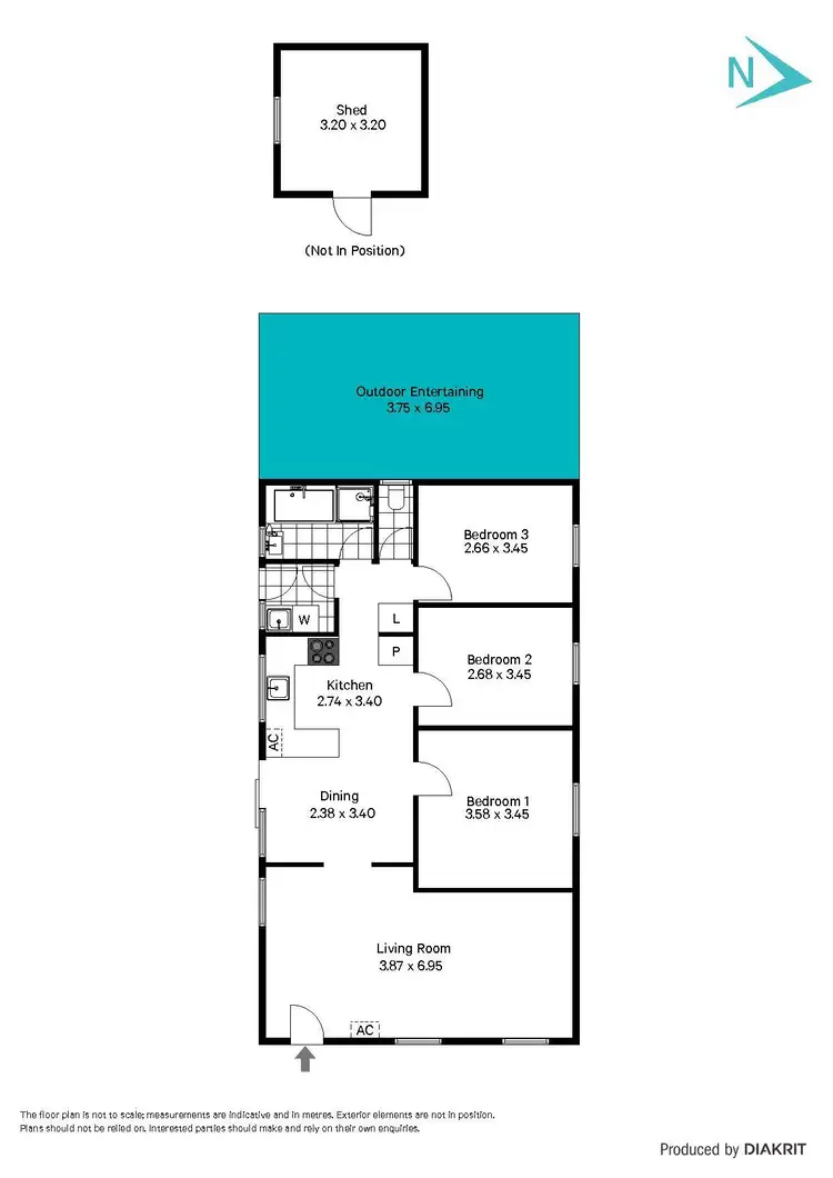 Floorplan of Homely house listing, 19 Sharon Street, Morphett Vale SA 5162